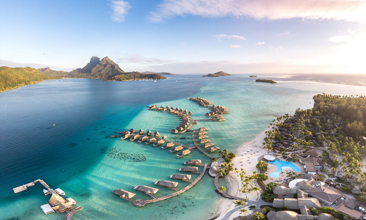 Bora Bora island in French Polynesia