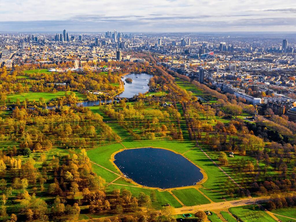 Hyde Park in London