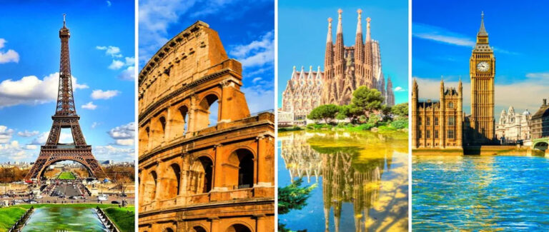 Where to travel in Europe during the summer: Eyes in 7 cities