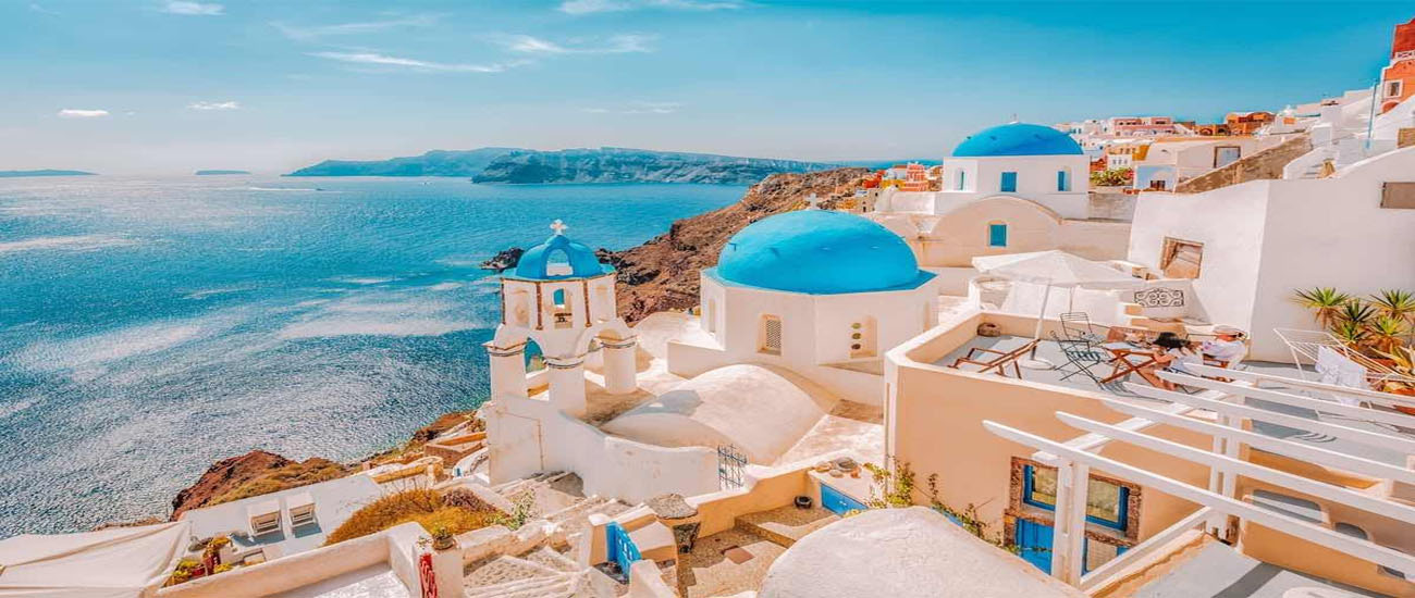 santorini island in greece