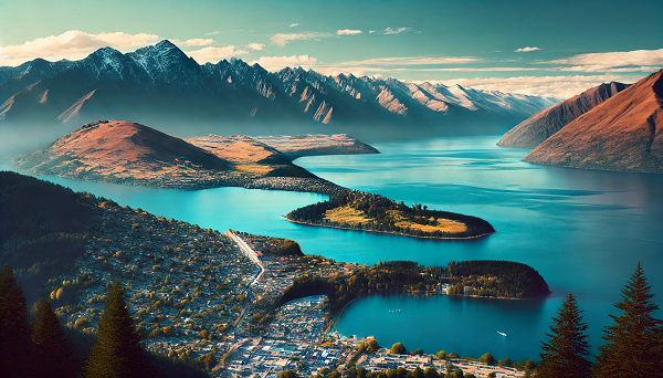 Lake Wakatipu in Queenstown