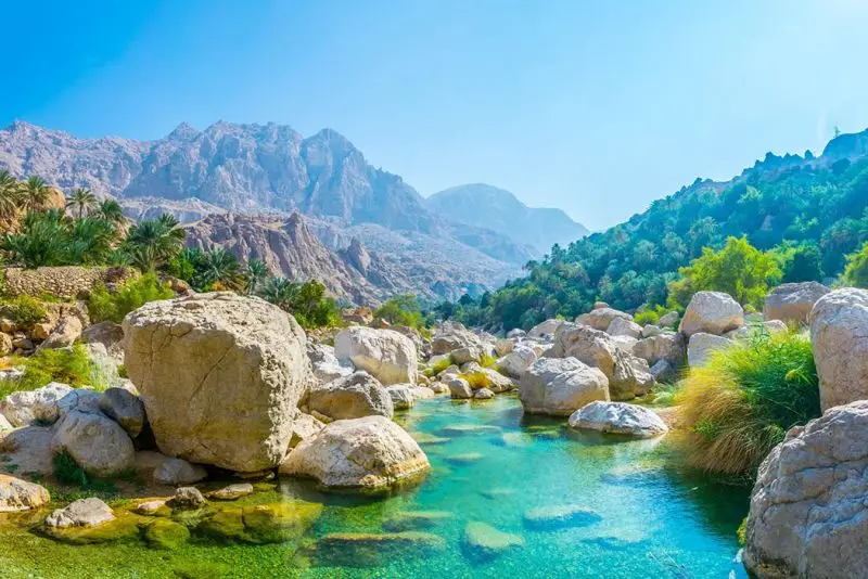 Wadi Shab of Oman